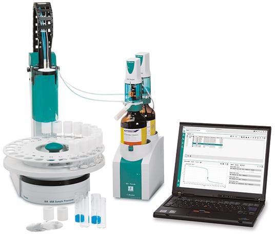 Automated volumetric KF titrations